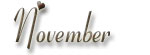 Birthday Horoscope November